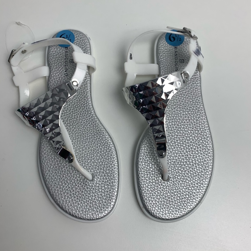 Bandolino jelley sandals 6.5 new